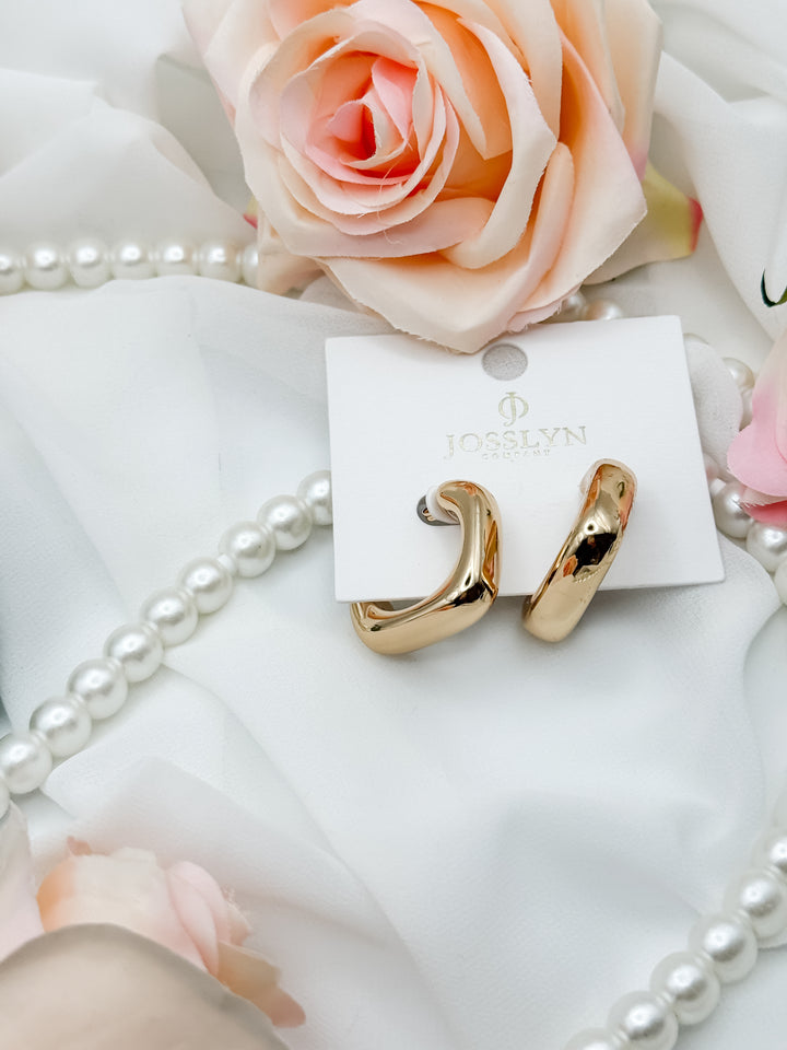 The Nova Puffy Hoop Earrings