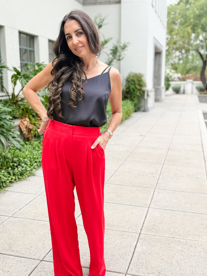 The Romy Pants - True Red