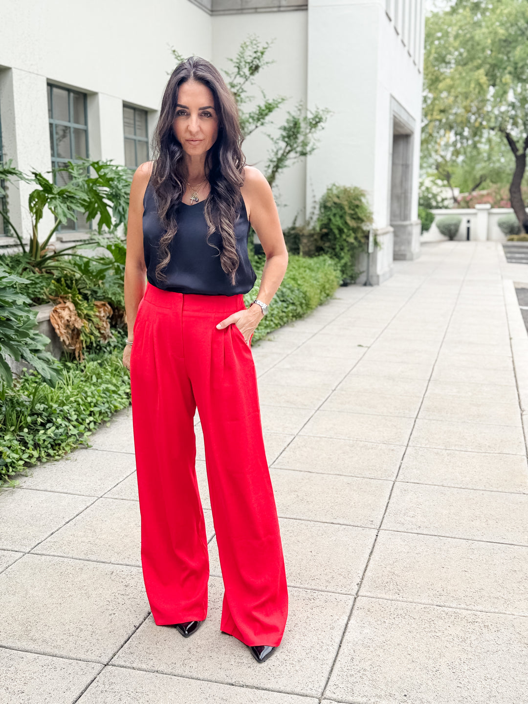 The Romy Pants - True Red