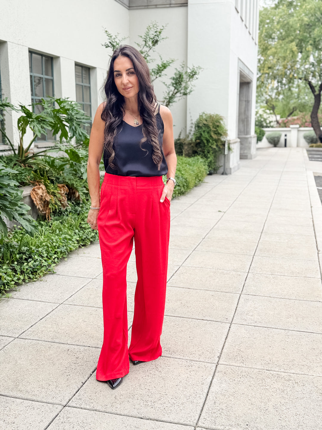 The Romy Pants - True Red