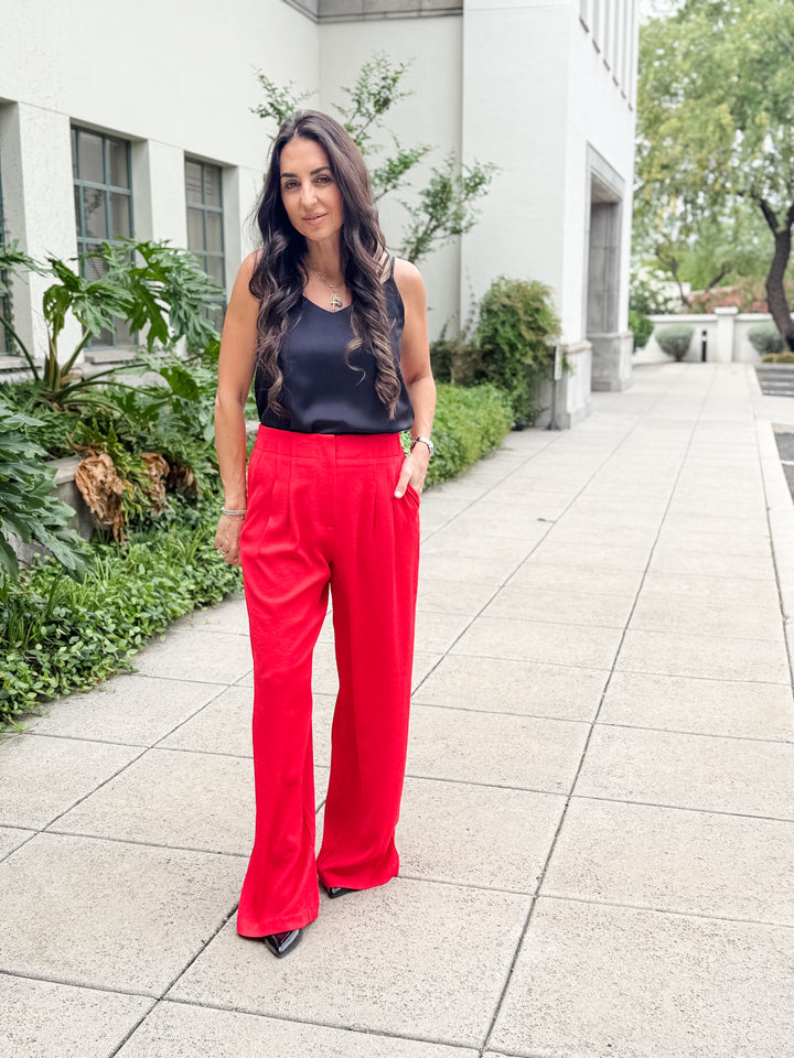 The Romy Pants - True Red