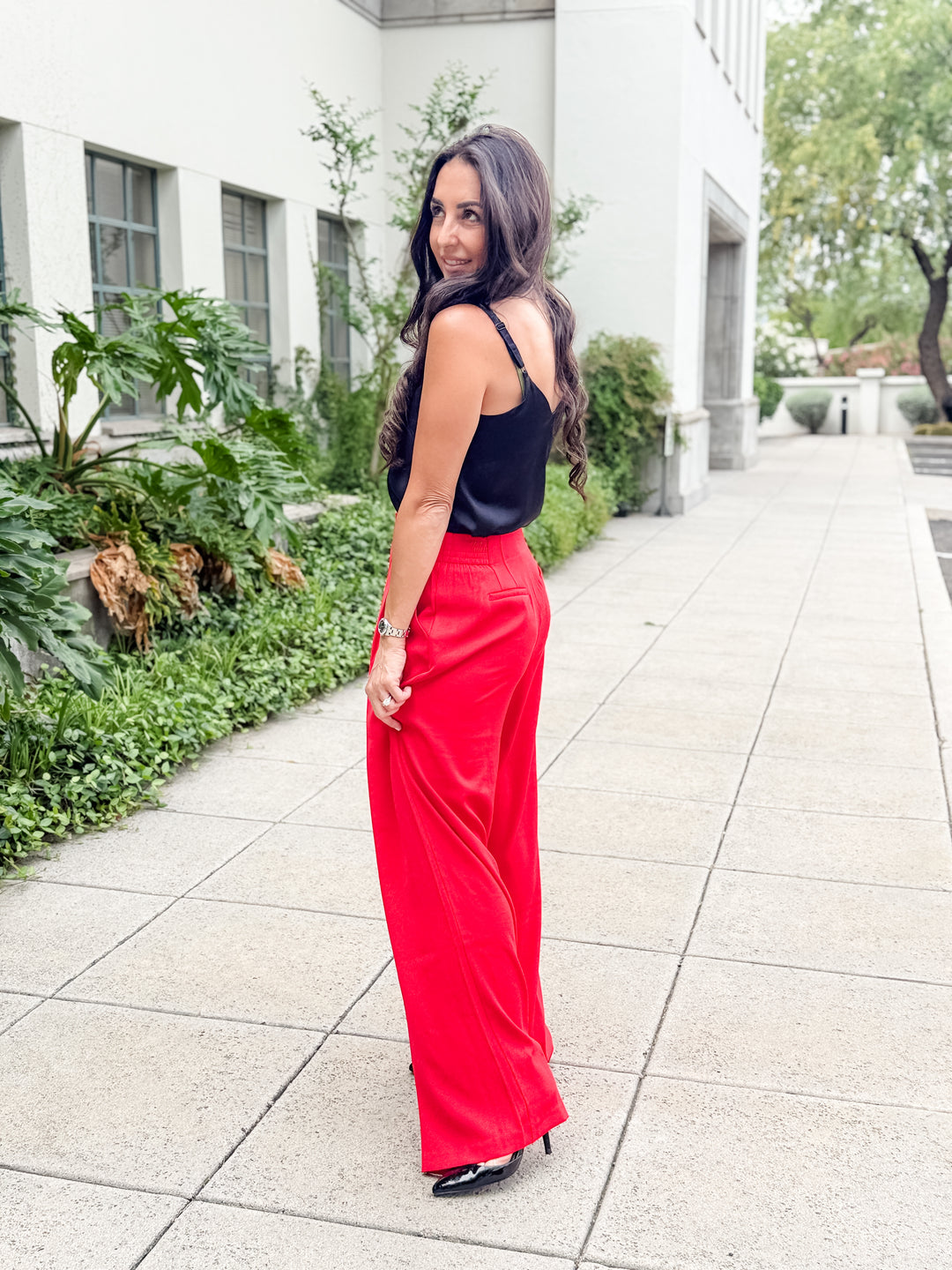 The Romy Pants - True Red