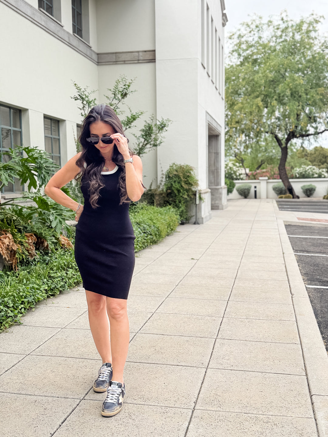The Isabella Sleeveless Bodycon Sweater Dress