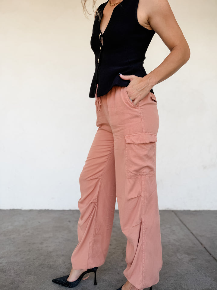 The Dominique Ribbed Peplum Top