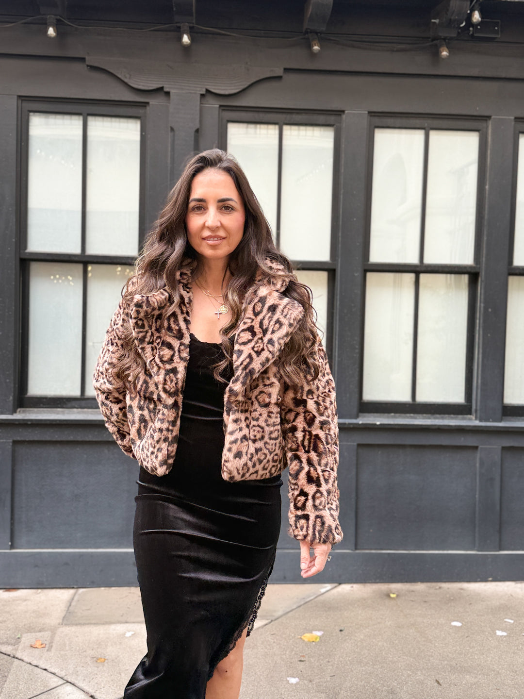 The Evie Velvet Lace Midi Dress