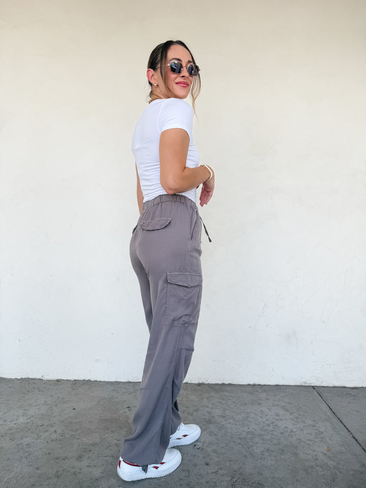 The Maddie Ribbed Tee - White