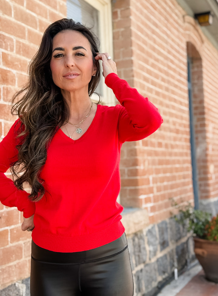 The Arizona V-Neck Lightweight Sweater