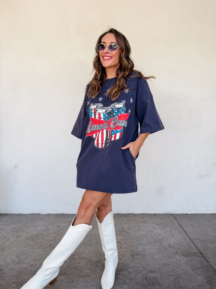 The Ameri-Can Oversized Graphic Tee