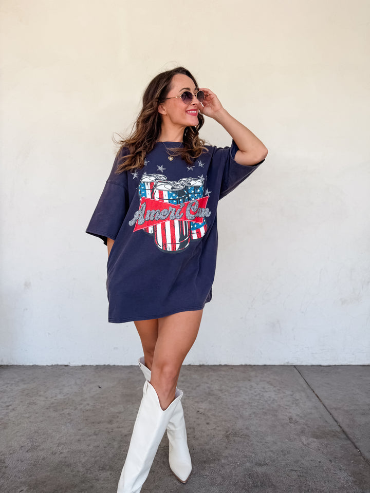 The Ameri-Can Oversized Graphic Tee