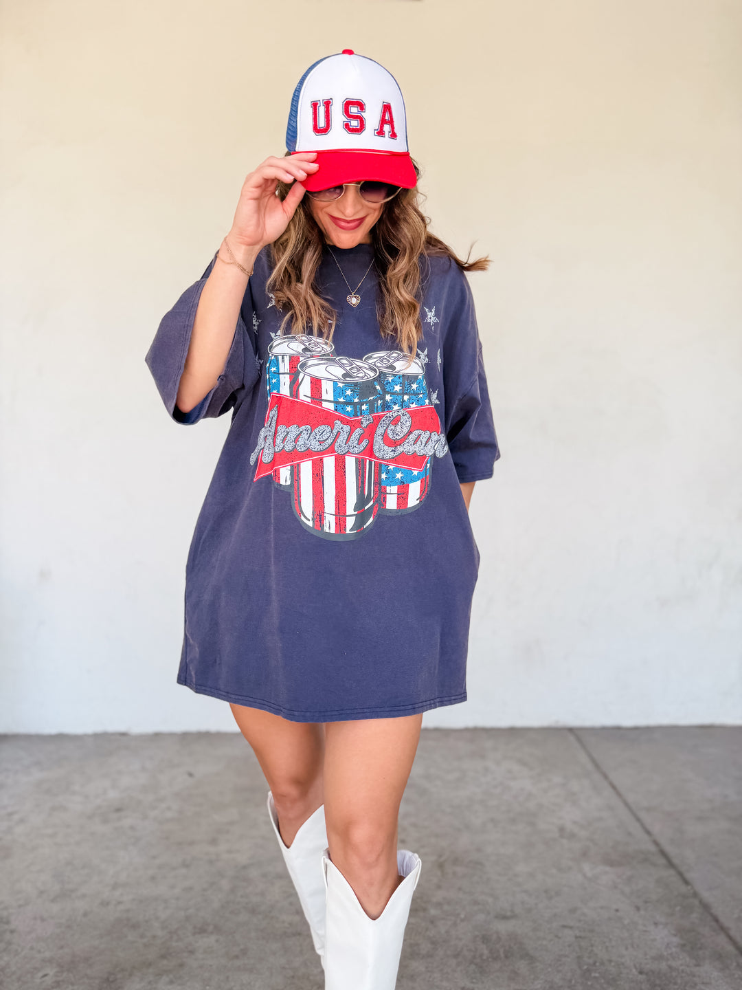The Ameri-Can Oversized Graphic Tee