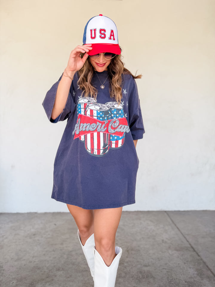 The Ameri-Can Oversized Graphic Tee
