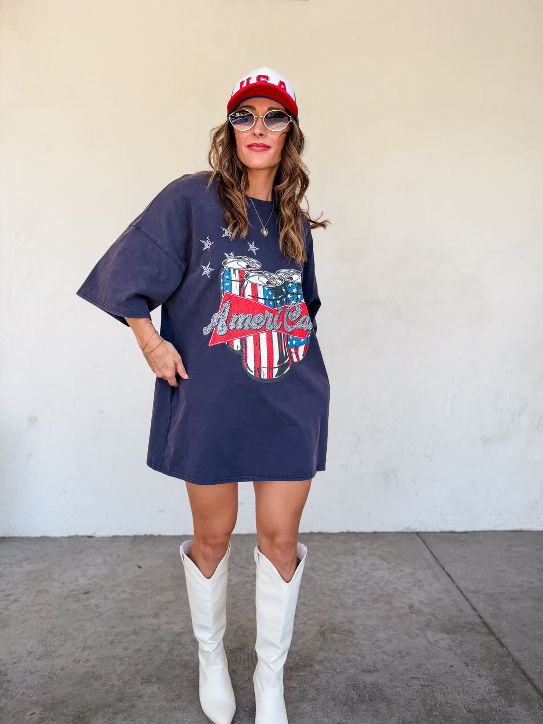 The Ameri-Can Oversized Graphic Tee