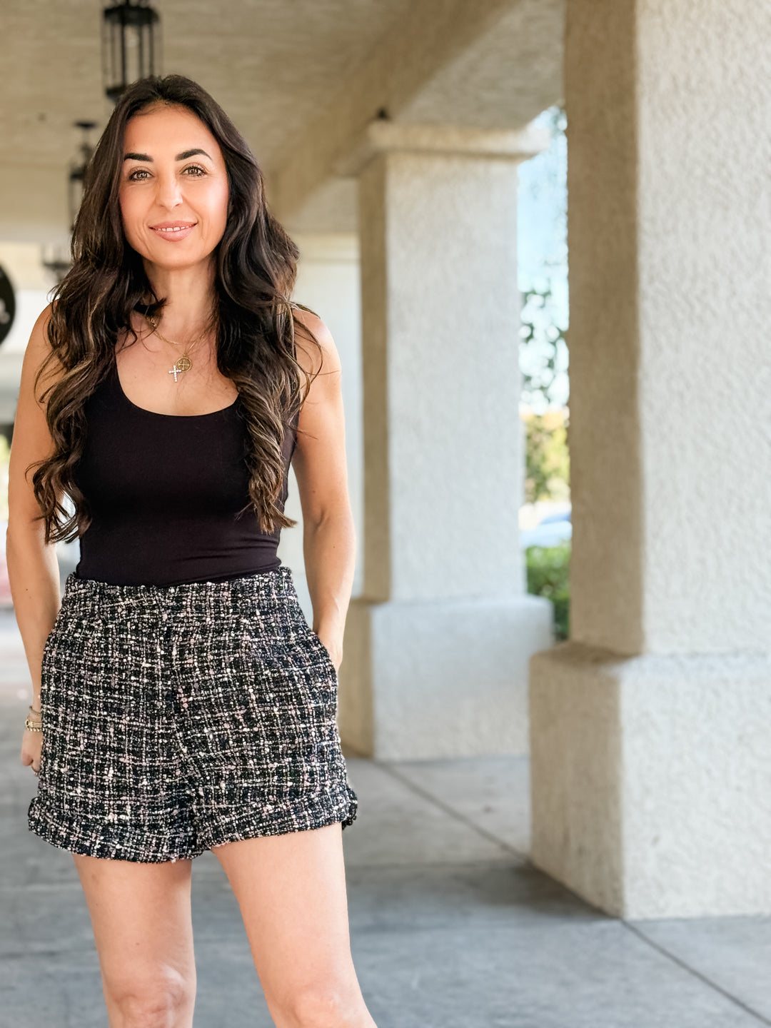 The Erika Boucle Shorts