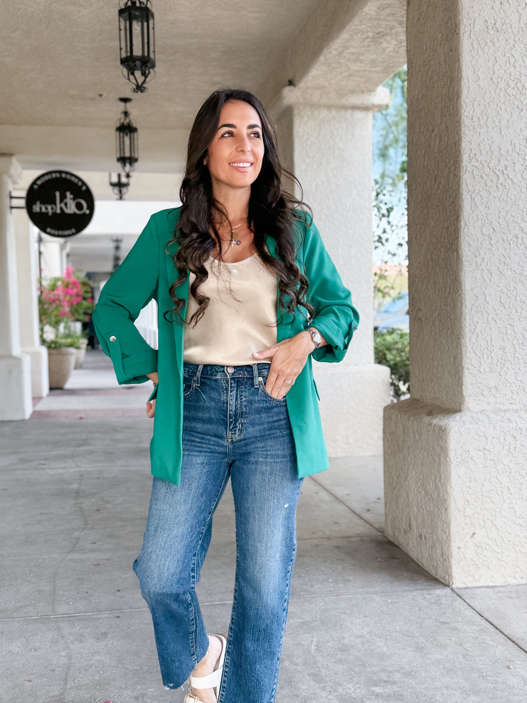 The Tailored Blazer - Emerald