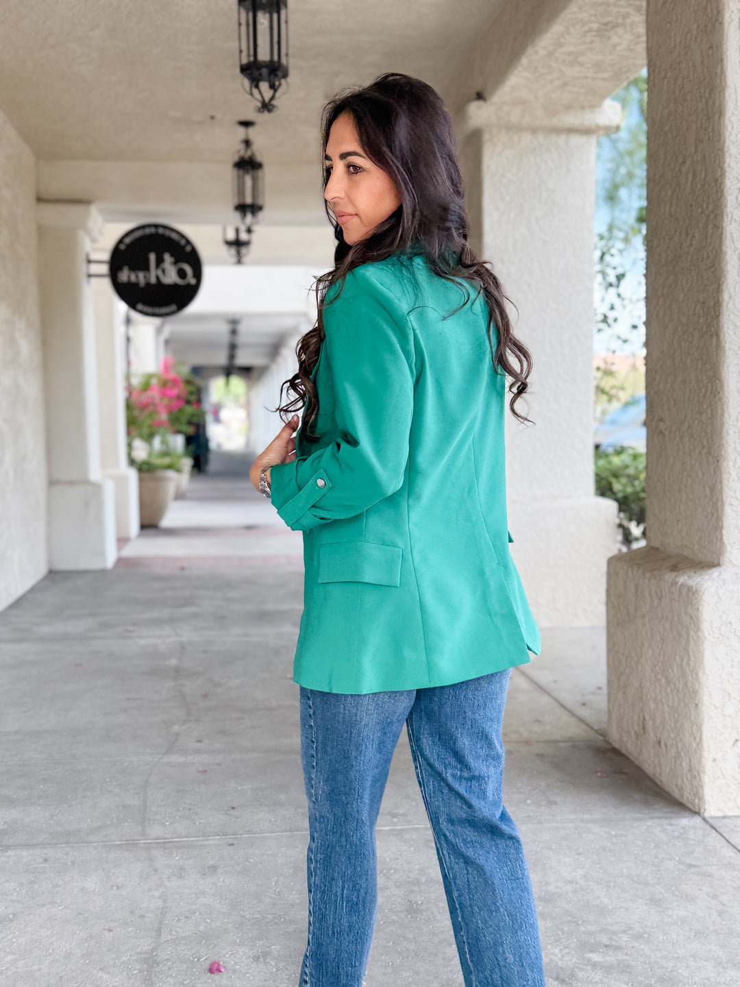 The Tailored Blazer - Emerald