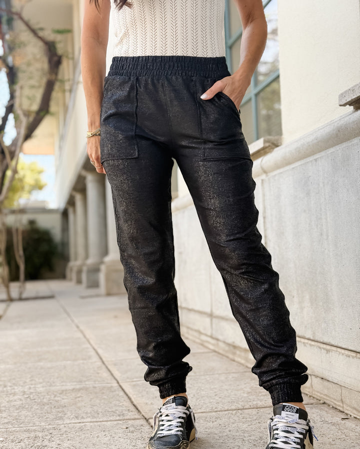 The Sloane Foil Joggers