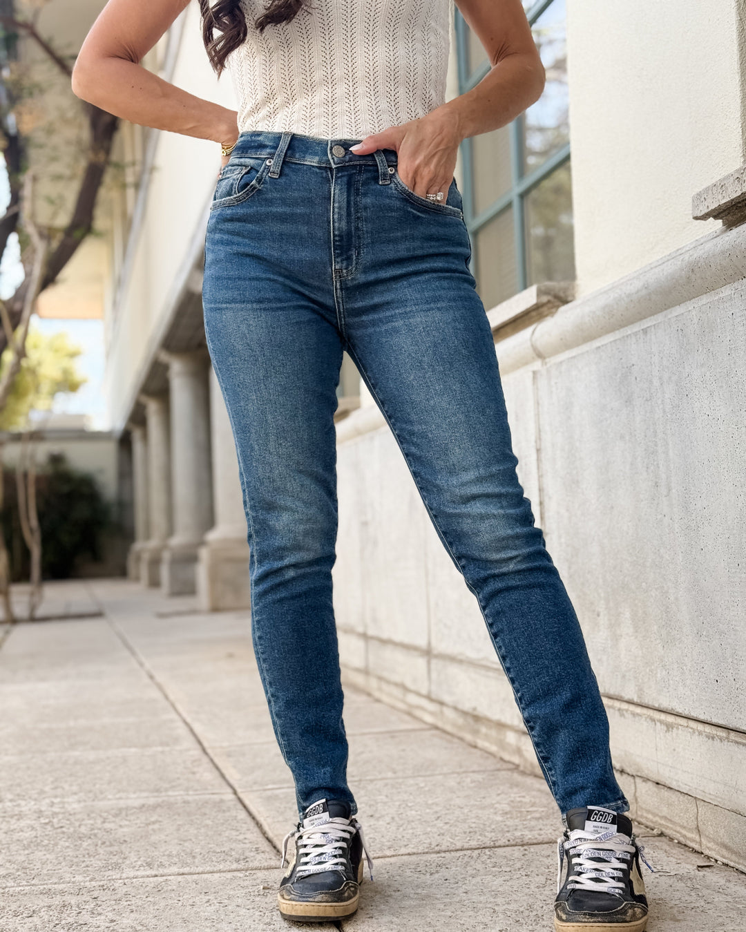 Moneymaker Vintage Skinny In Uptown by Daze Denim