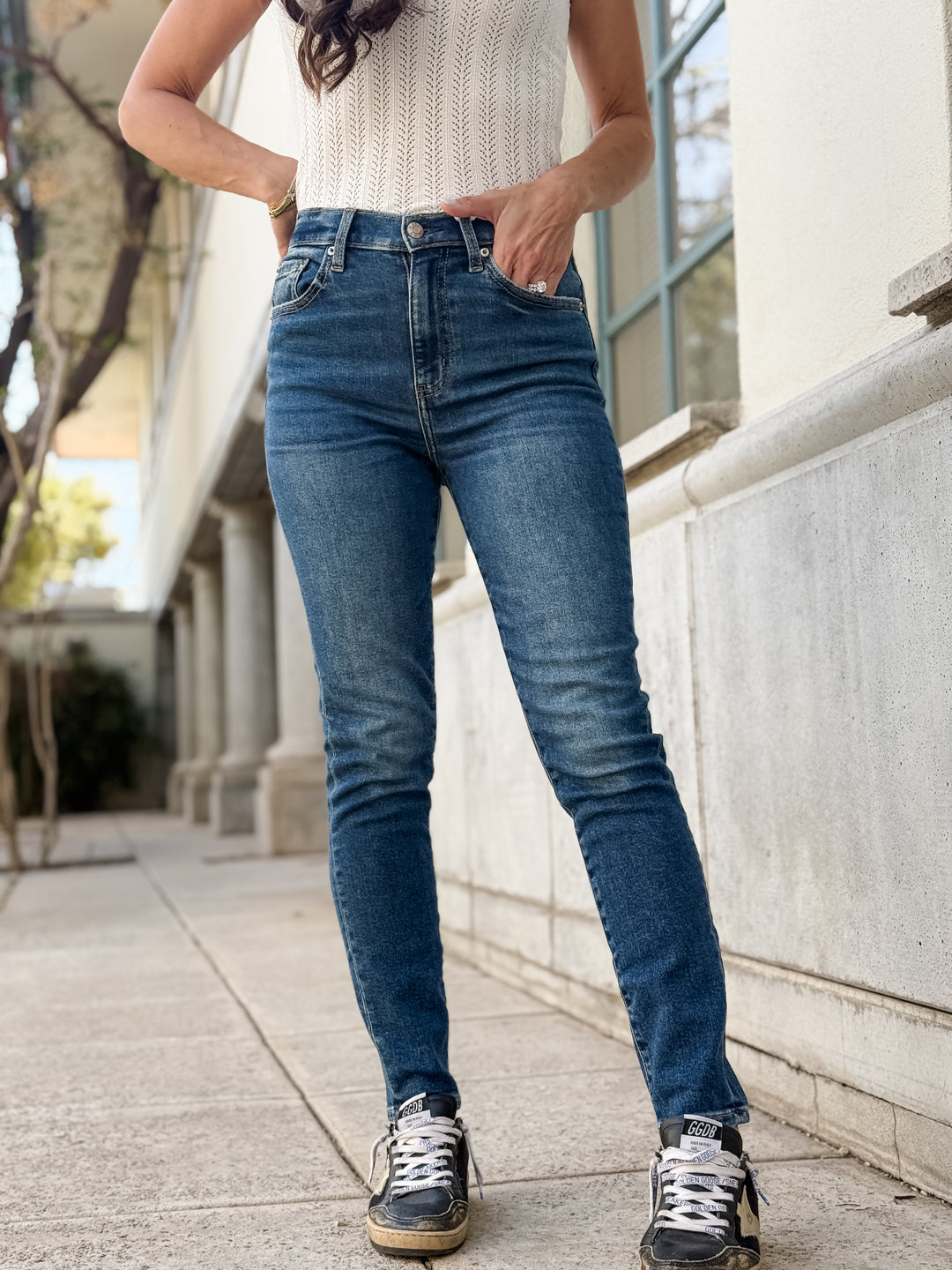 Moneymaker Vintage Skinny In Uptown by Daze Denim