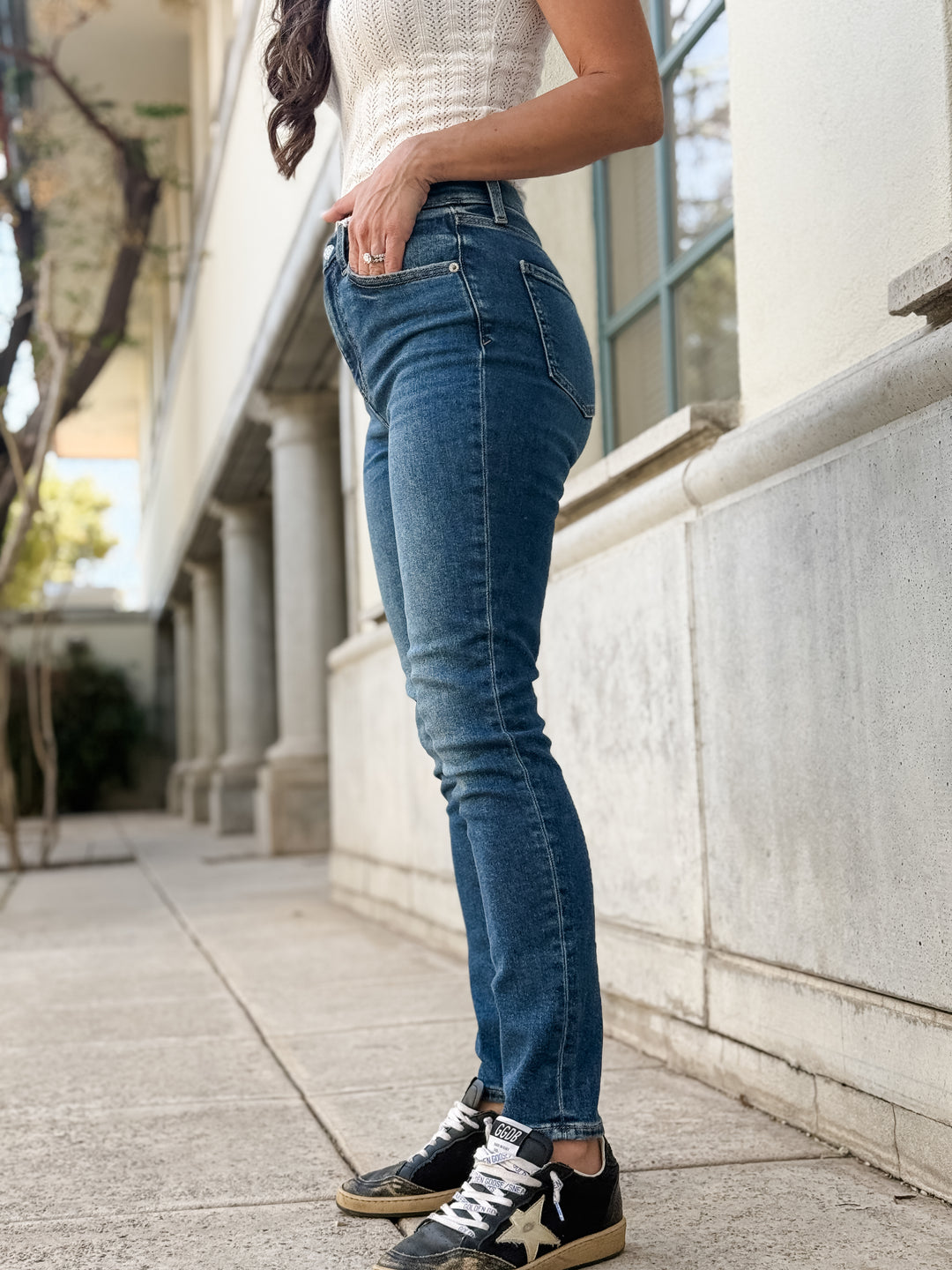 Moneymaker Vintage Skinny In Uptown by Daze Denim