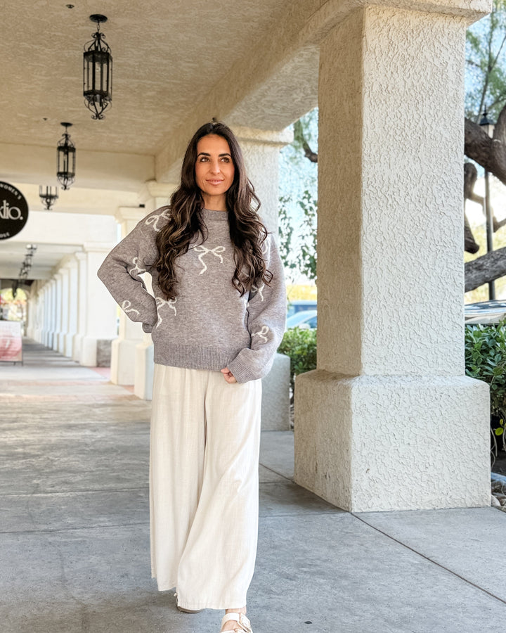 The Molly Daily Linen Pants - Sand Beige