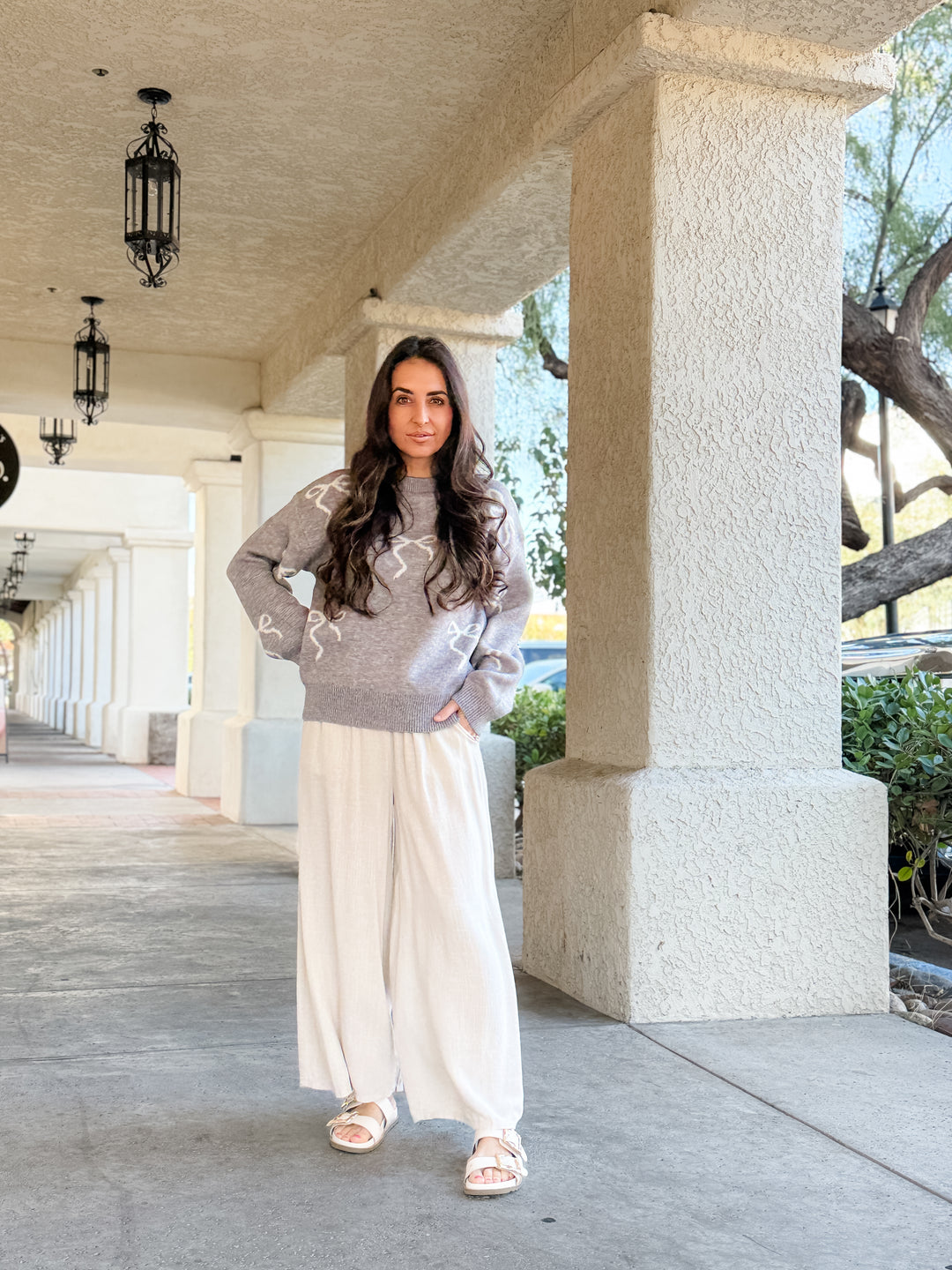 The Molly Daily Linen Pants - Sand Beige