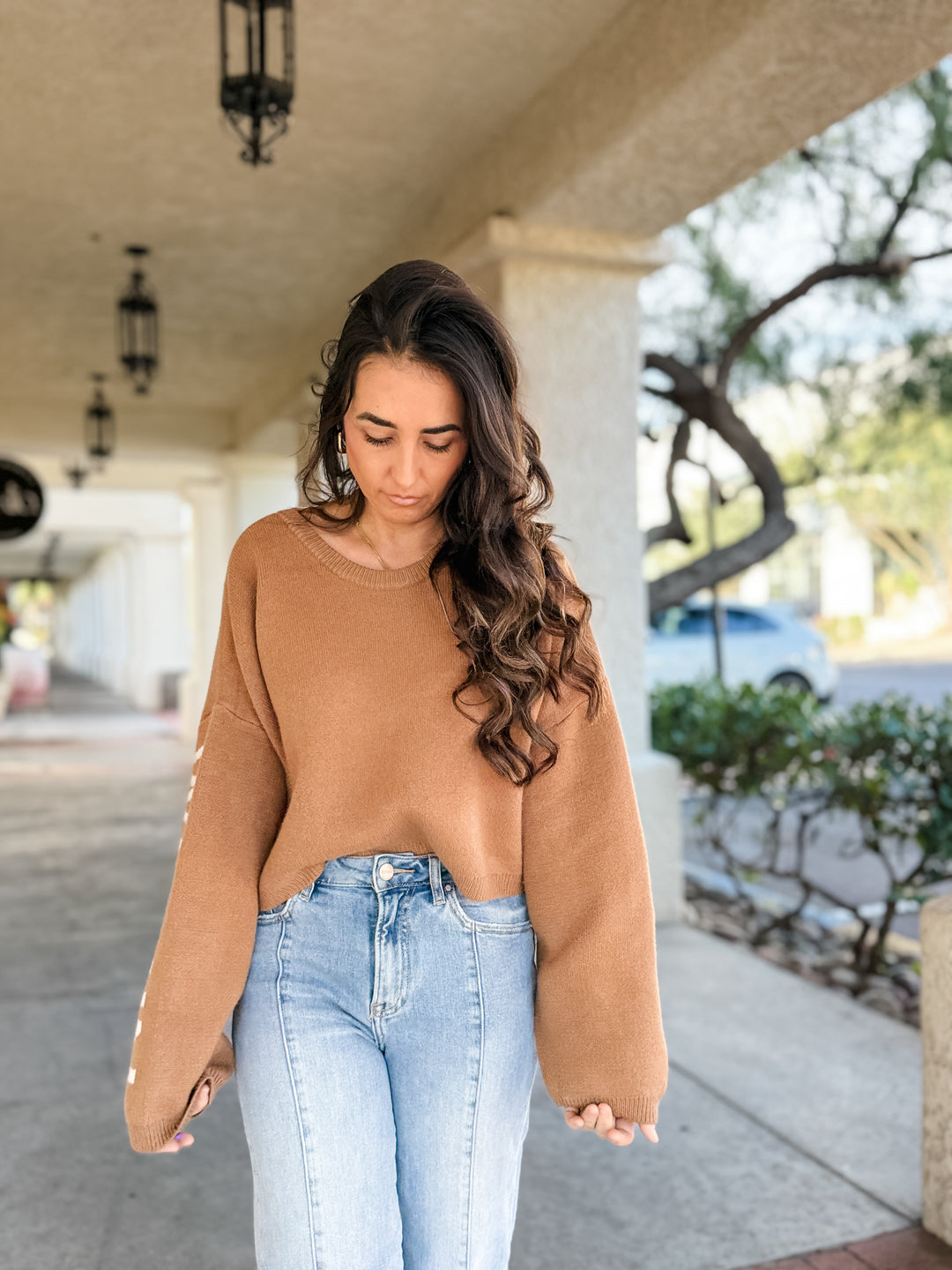 The Love Starts Within Sweater - Mocha