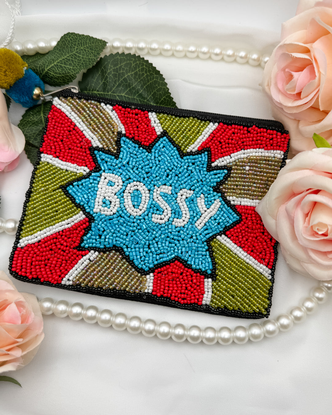 Bossy Beaded Pouch