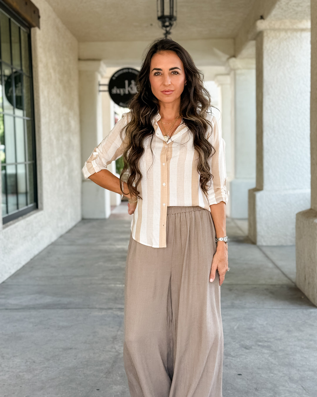 The Molly Daily Linen Pants - Cocoa