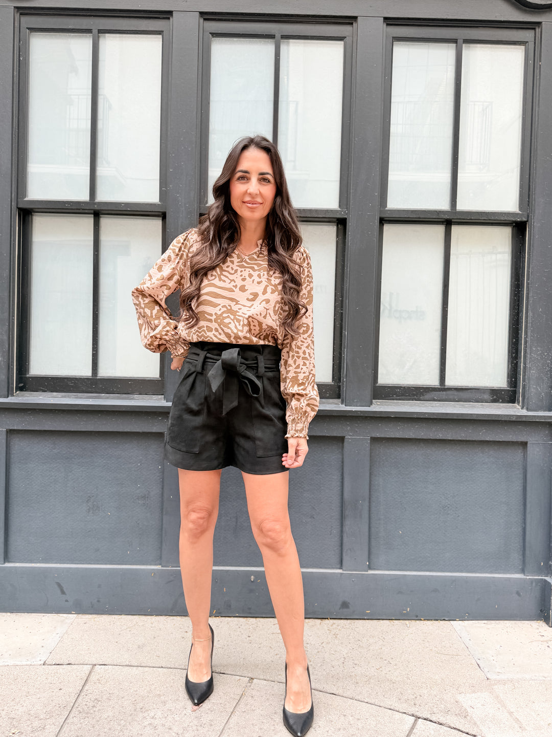 The Daniella Animal Print Blouse
