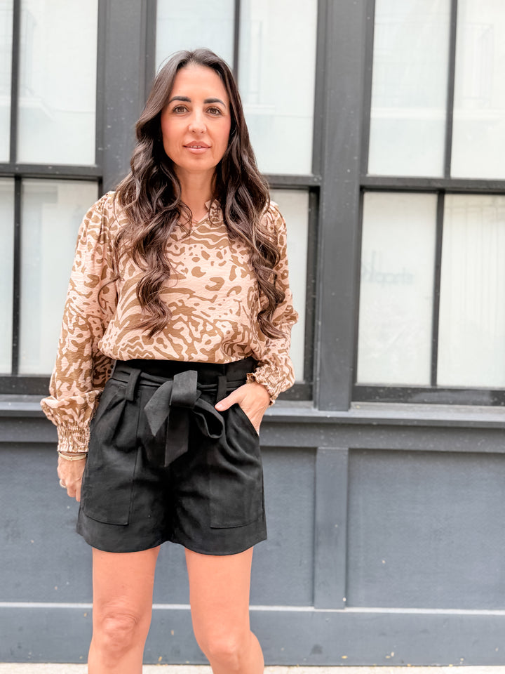 The Daniella Animal Print Blouse