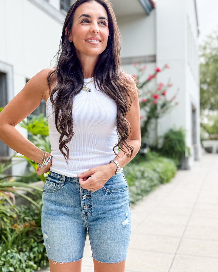 The Kailey High Rise Biker Short by Eunina