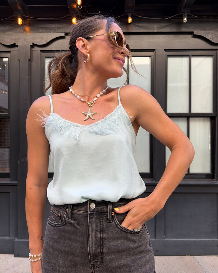 The Celeste V-Neck Open Back Tank
