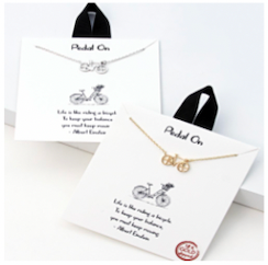 Bicycle Pedal On Necklace