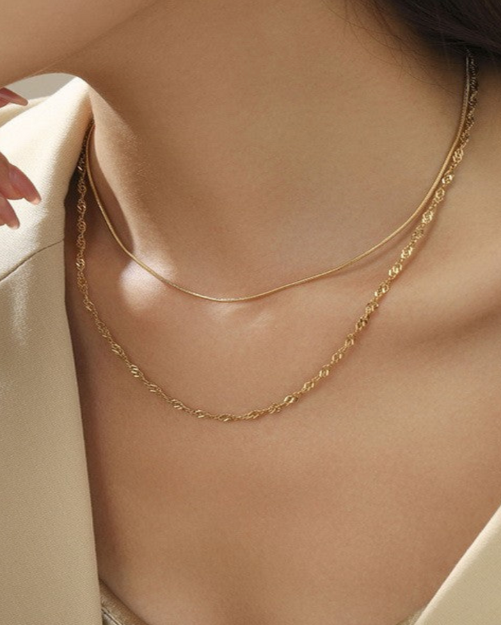 The Double Chain Necklace