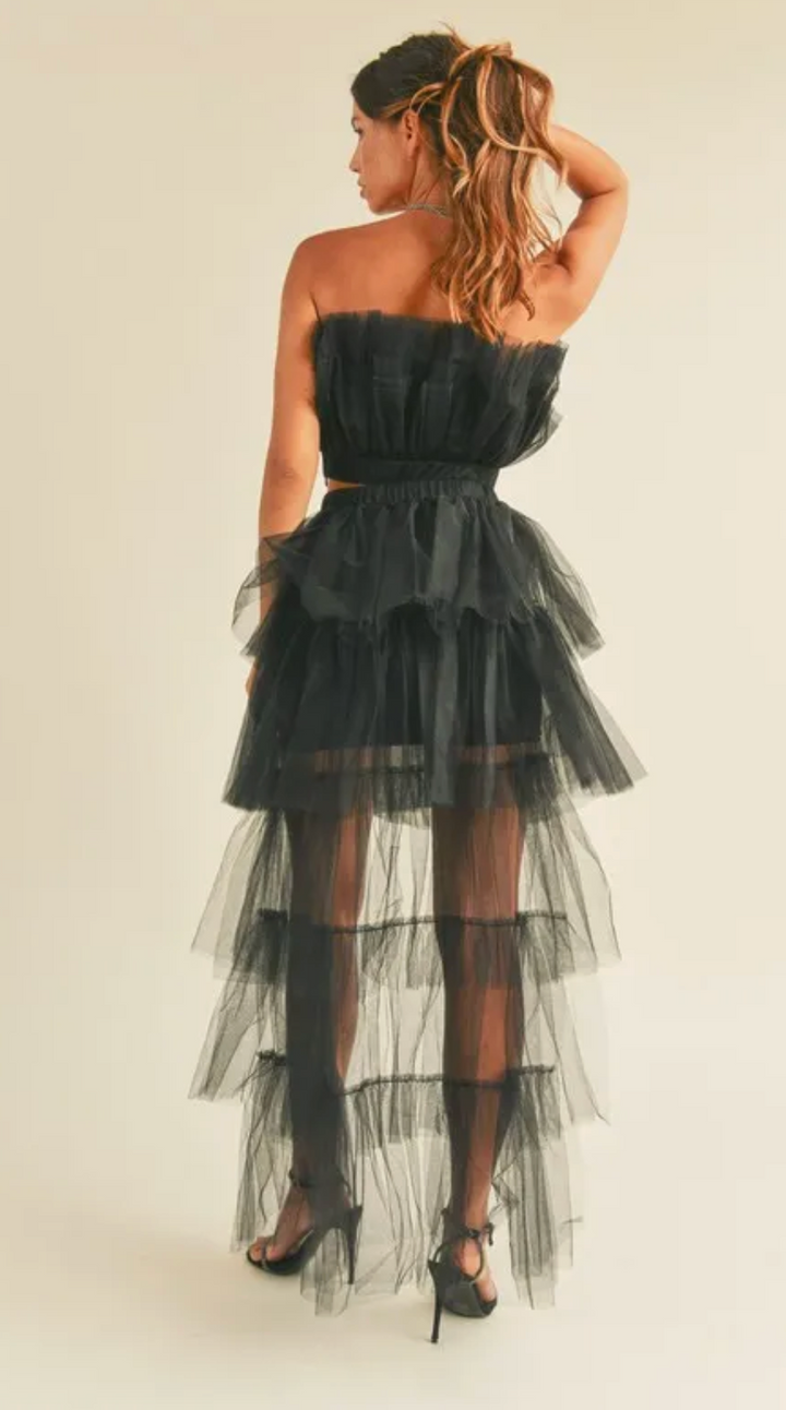 The Audrey Tulle Tube Top