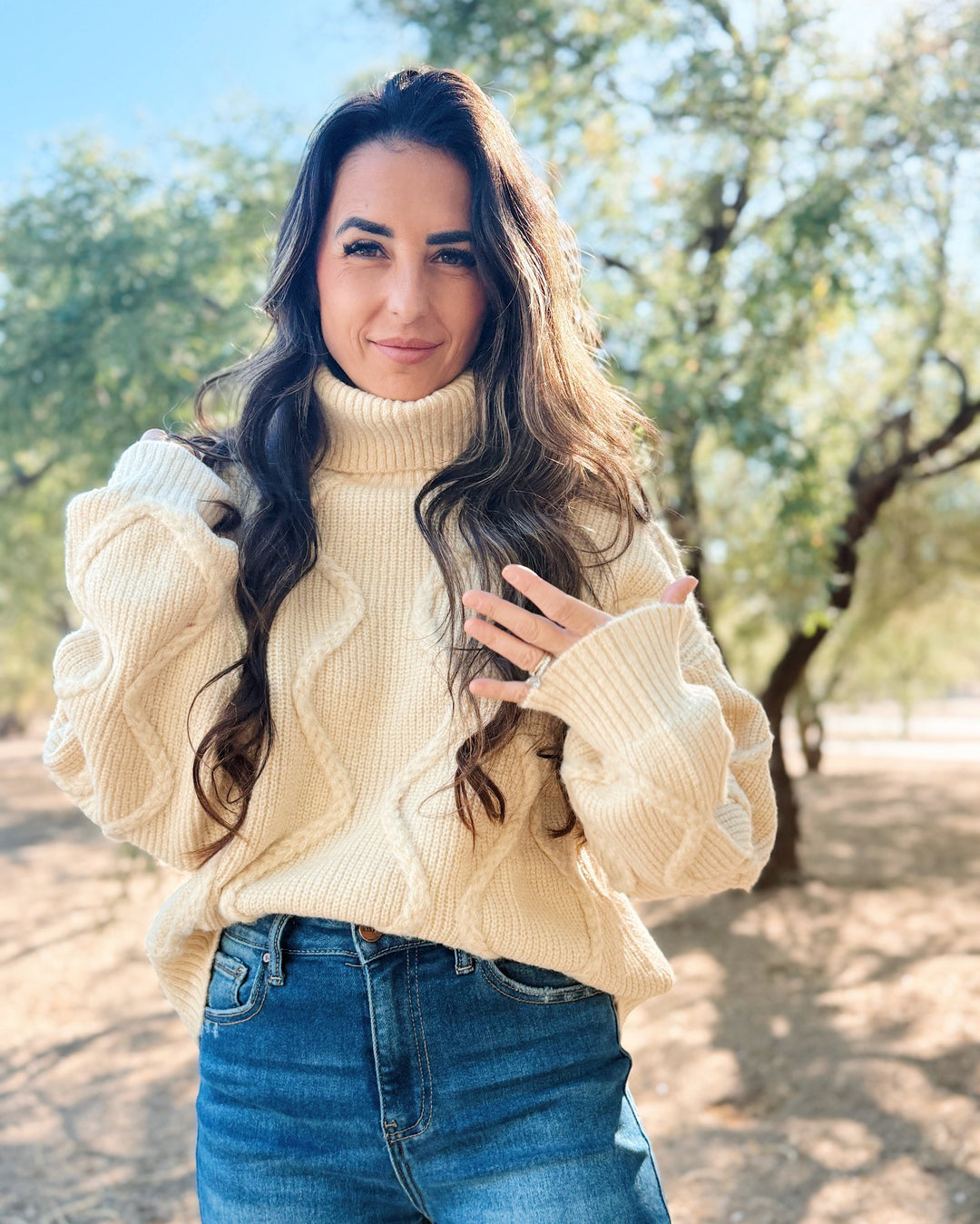 The Leilani Cowl Neck Sweater