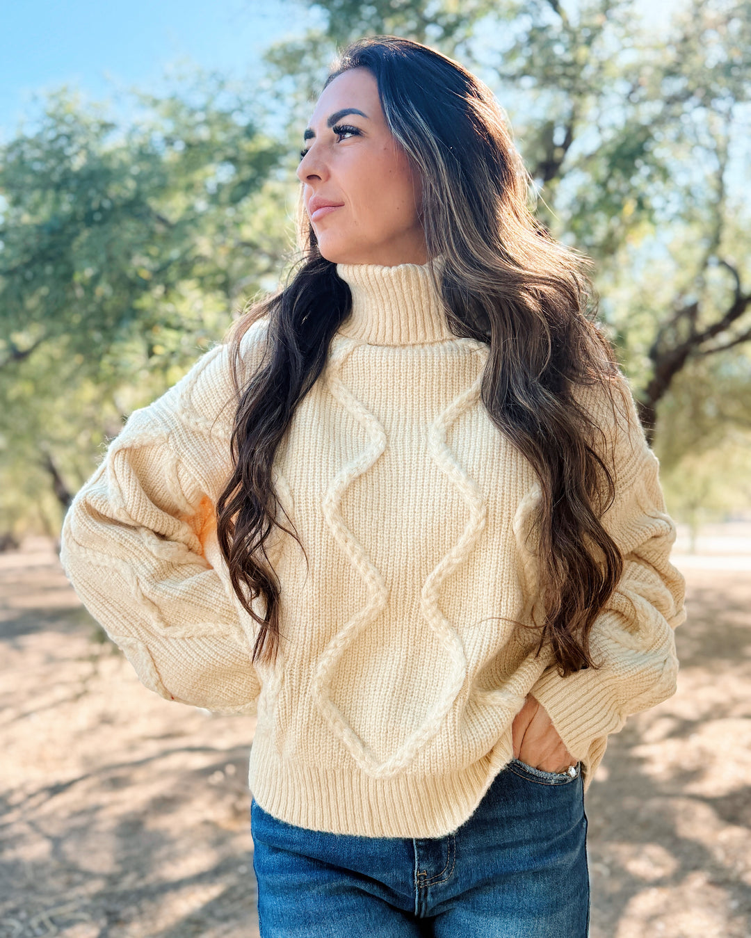 The Leilani Cowl Neck Sweater 4