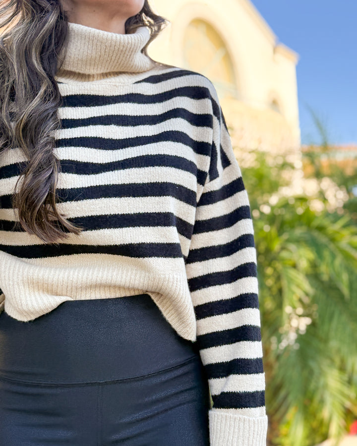 The_Macie_Striped_Turtleneck_Sweatshirt 2