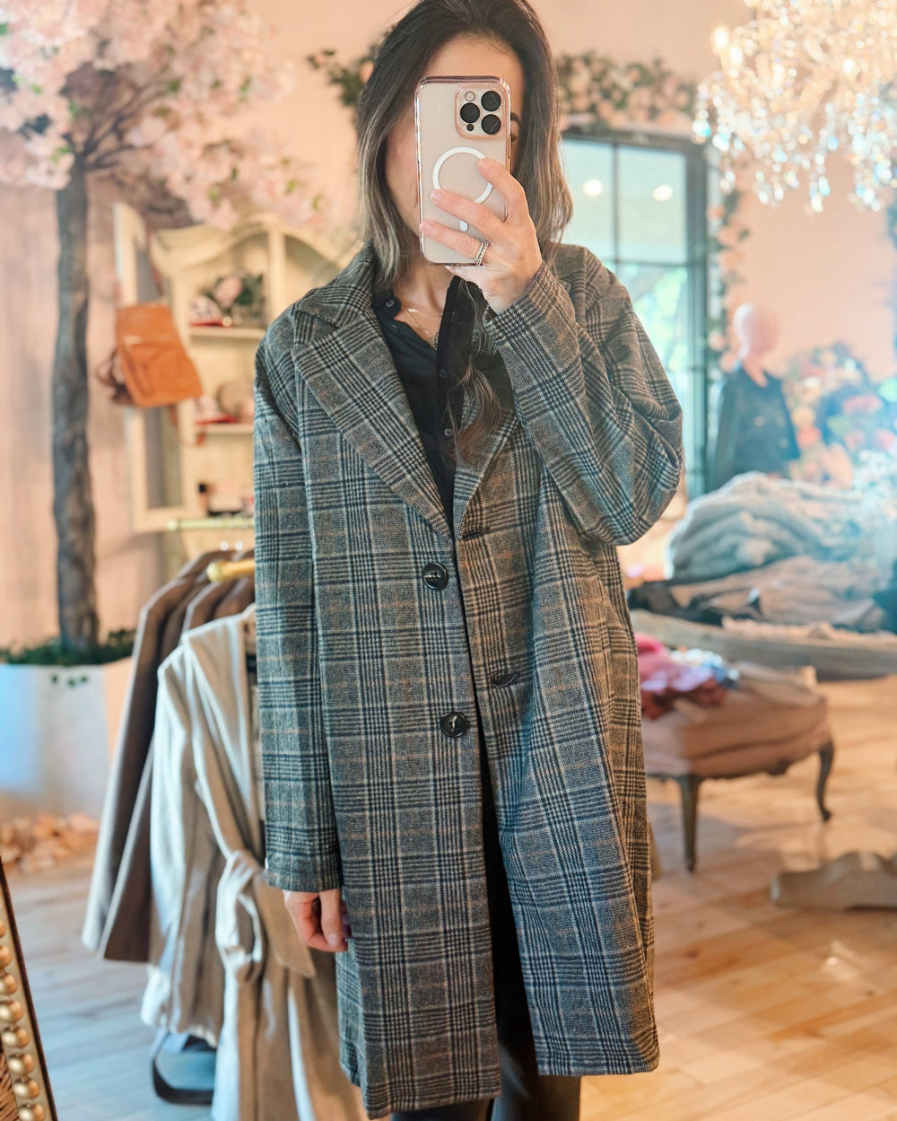 The Oversized Plaid Blazer