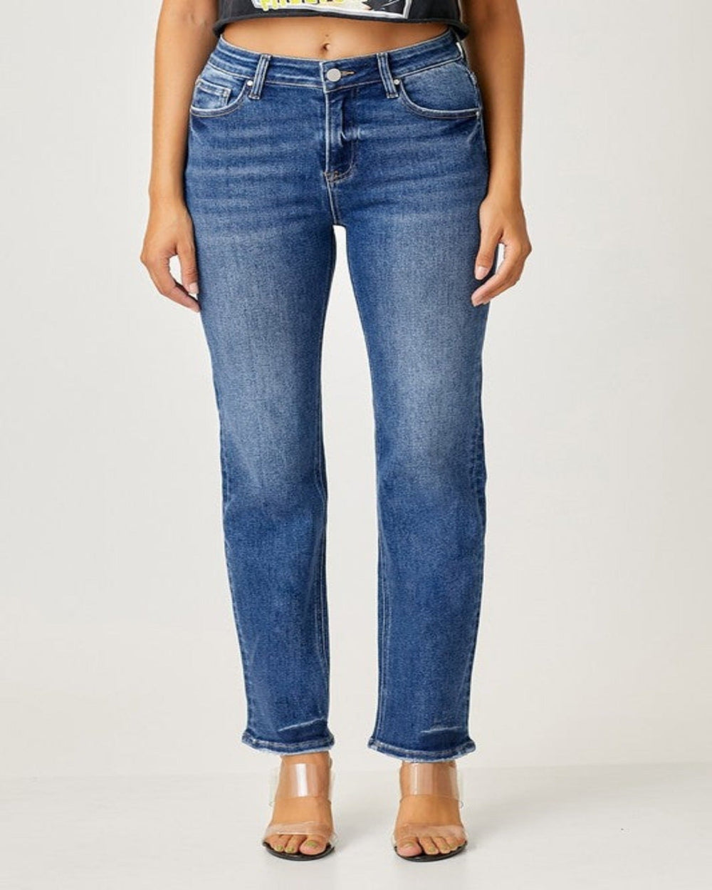 The Robert Mid-Rise Slim Relaxed Straight Jean