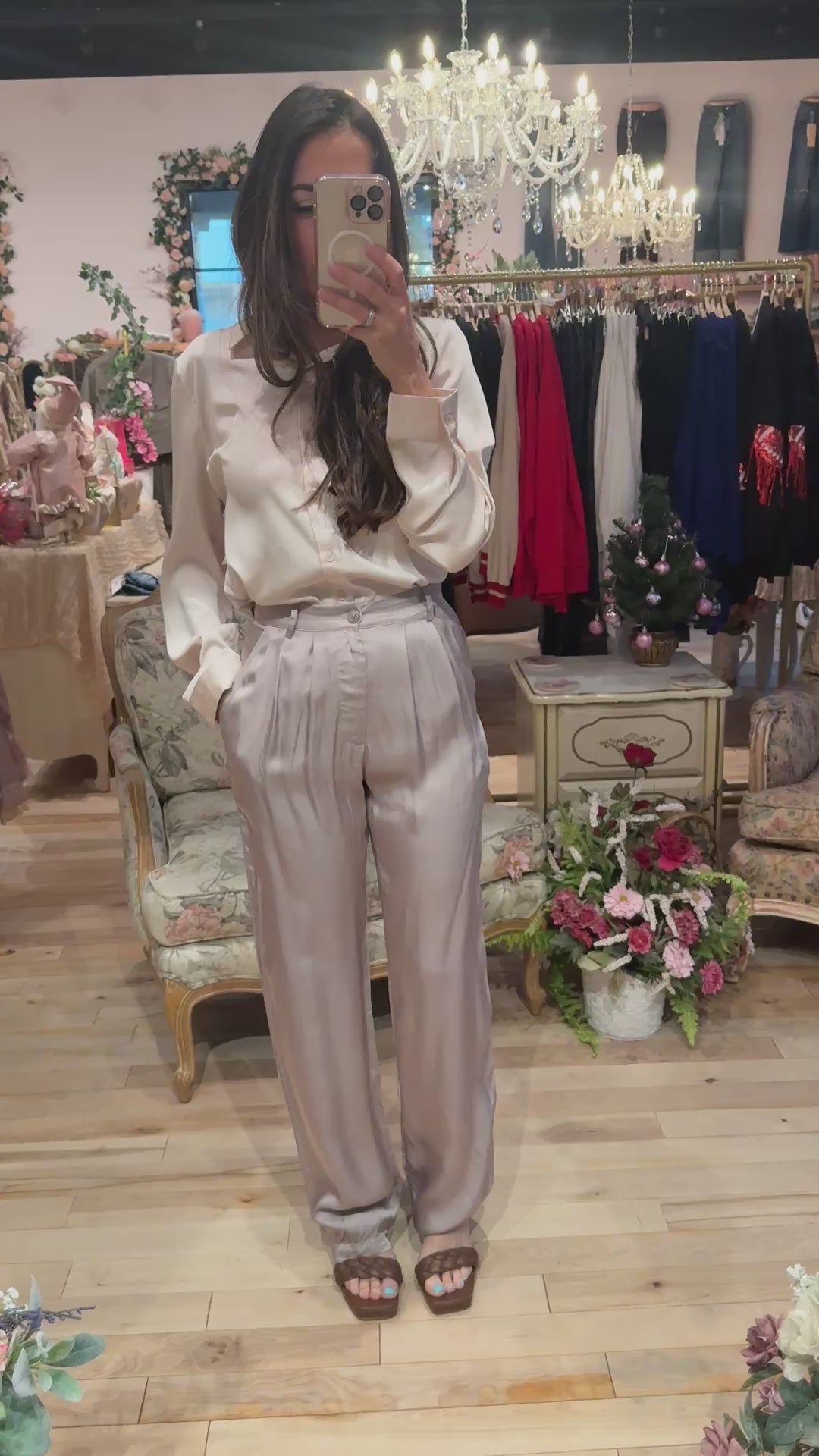 The Camille Satin Pants