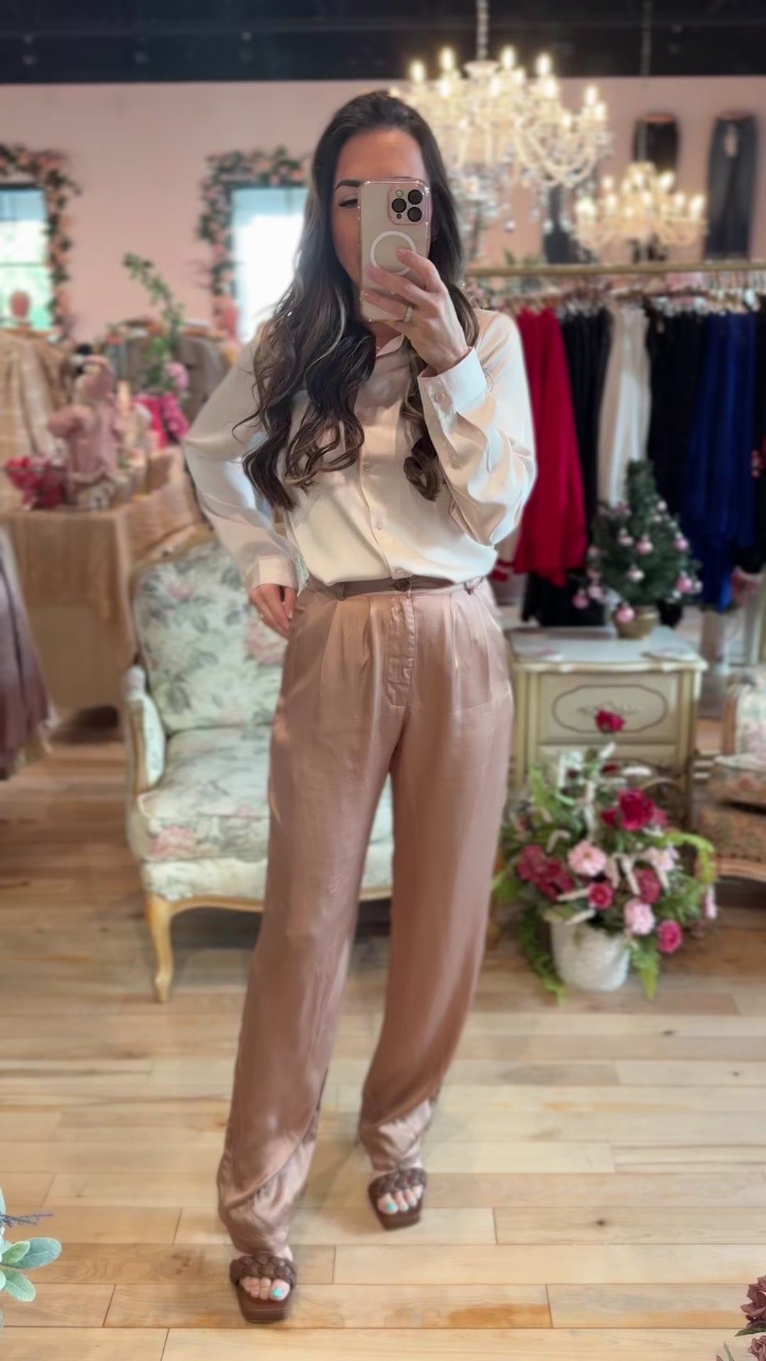 The Camille Satin Pants